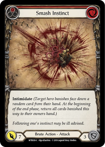 Image for Smash Instinct (Red) (WTR026) - Flesh and Blood TCG