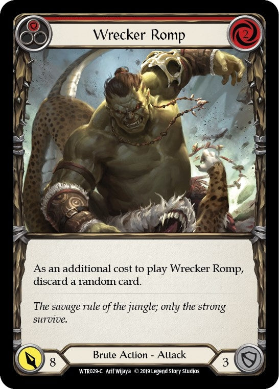 Image for Wrecker Romp (Red) (WTR029) - Flesh and Blood TCG