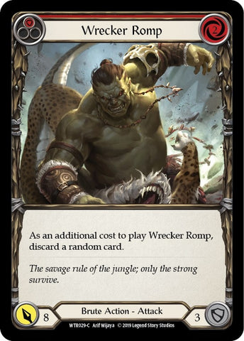 Image for Wrecker Romp (Red) (WTR029) - Flesh and Blood TCG