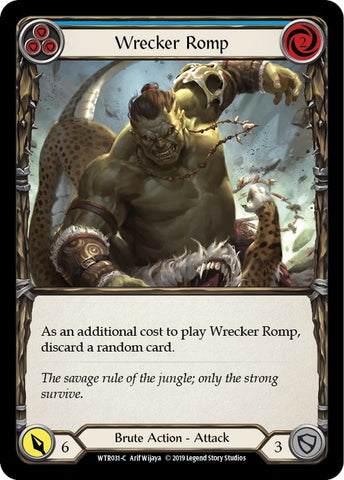 Image for Wrecker Romp (Blue) (WTR031) - Flesh and Blood TCG