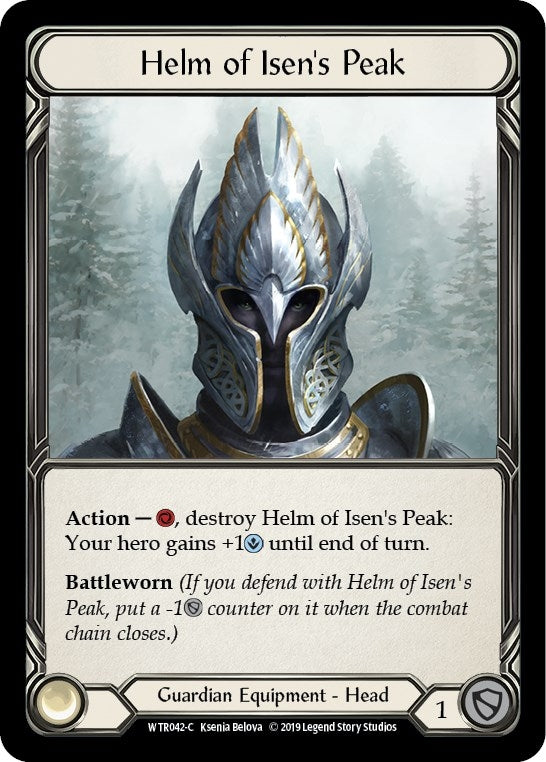 Image for Helm of Isen's Peak (WTR042-C) - Flesh and Blood TCG