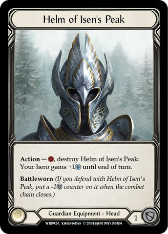 Image for Helm of Isen's Peak (WTR042-C) - Flesh and Blood TCG
