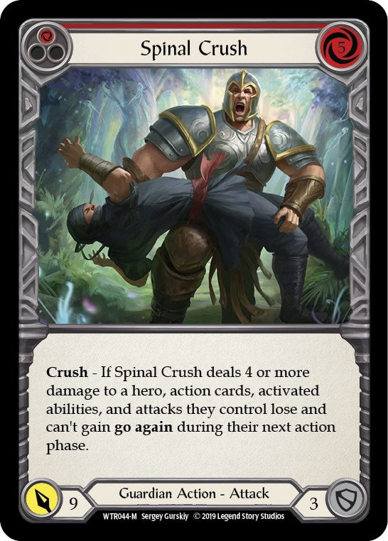 Image for Spinal Crush (WTR044) - Flesh and Blood TCG