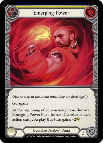 Image for Emerging Power (Yellow) (WTR070) - Flesh and Blood TCG