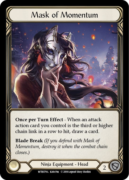 Image for Mask of Momentum (WTR079) - Flesh and Blood TCG