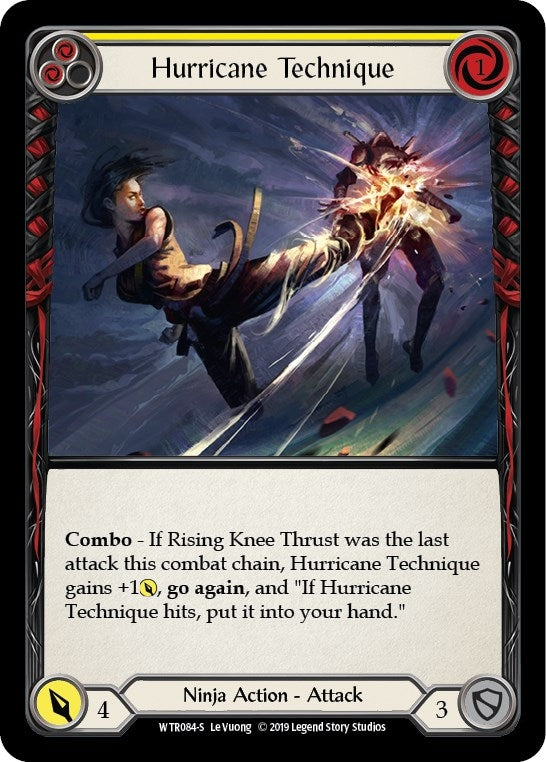 Image for Hurricane Technique (WTR084) - Flesh and Blood TCG
