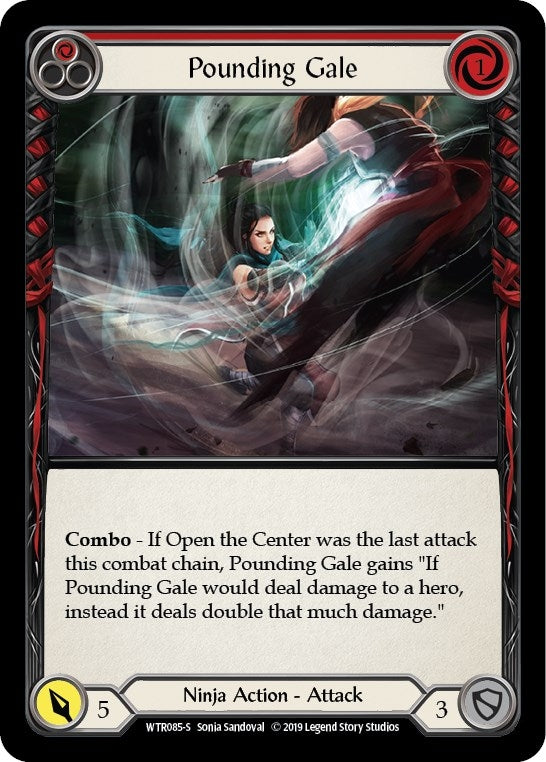 Image for Pounding Gale (WTR085) - Flesh and Blood TCG