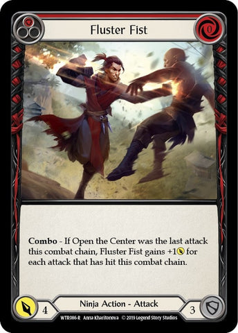 Image for Fluster Fist (Red) (WTR086) - Flesh and Blood TCG