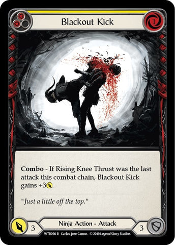 Image for Blackout Kick (Yellow) (WTR090) - Flesh and Blood TCG