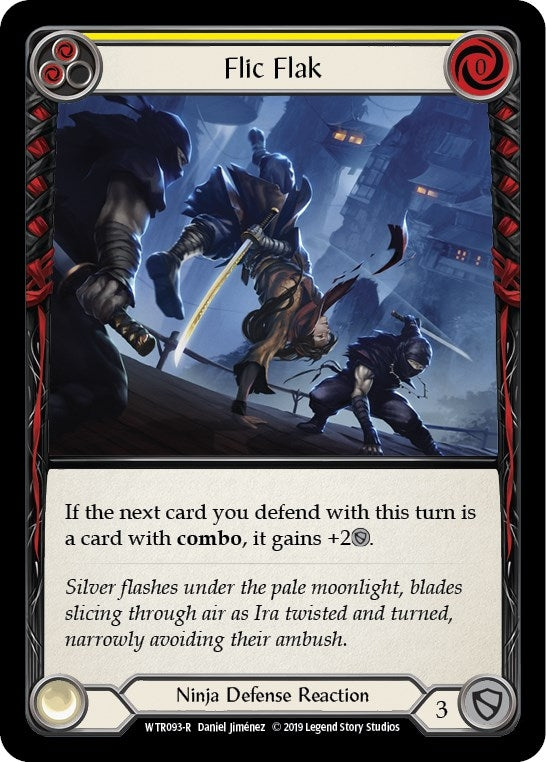 Image for Flic Flak (Yellow) (WTR093) - Flesh and Blood TCG