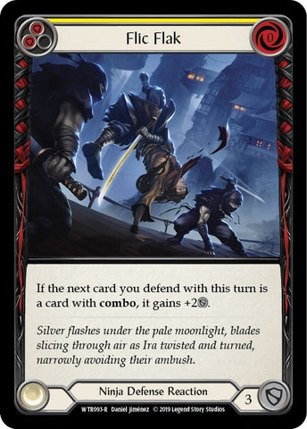 Image for Flic Flak (Yellow) (WTR093) - Flesh and Blood TCG