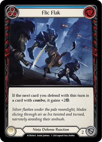Image for Flic Flak (Blue) (WTR094) - Flesh and Blood TCG
