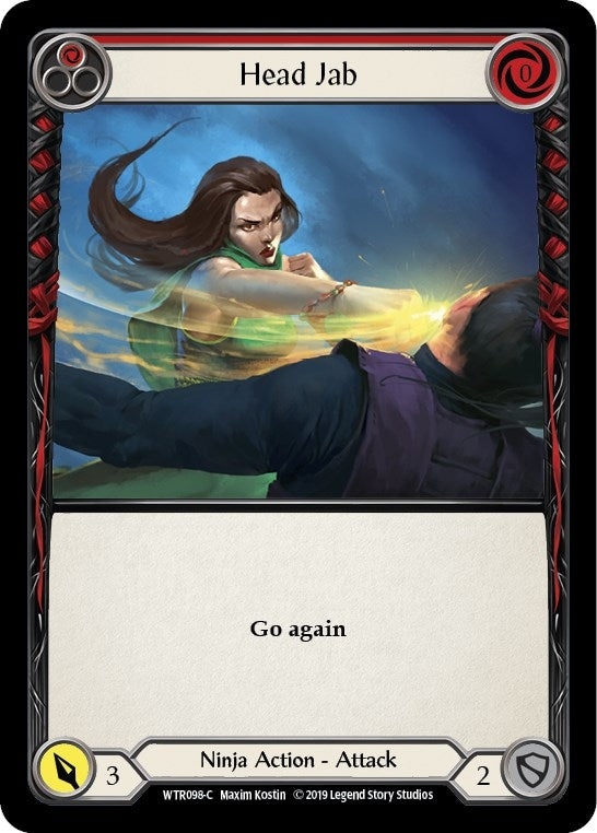 Image for Head Jab (Red) (WTR098) - Flesh and Blood TCG