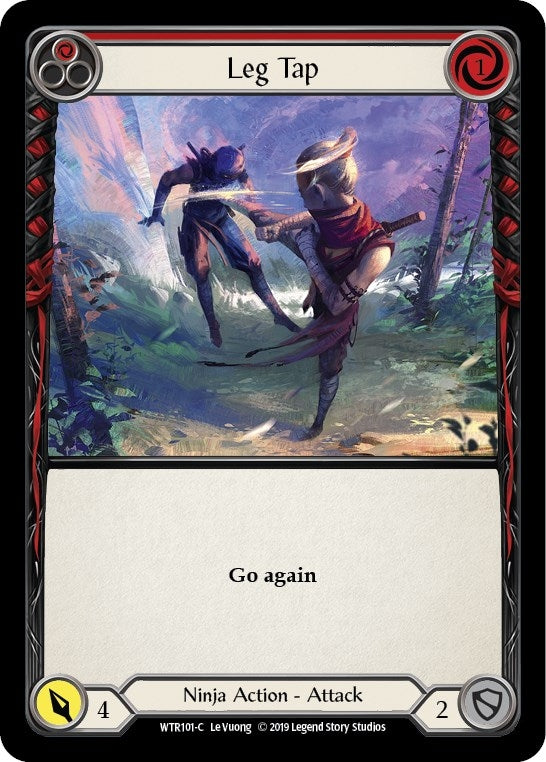 Image for Leg Tap (Red) (WTR101) - Flesh and Blood TCG