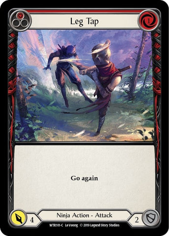 Image for Leg Tap (Red) (WTR101) - Flesh and Blood TCG