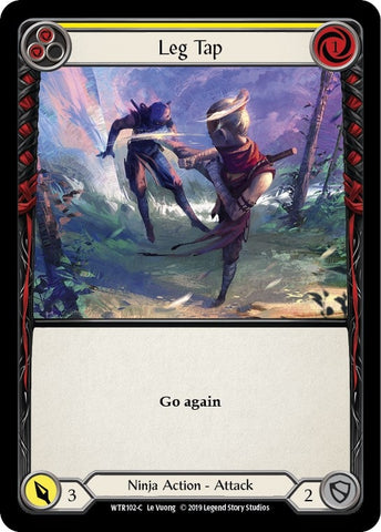 Image for Leg Tap (Yellow) (WTR102) - Flesh and Blood TCG
