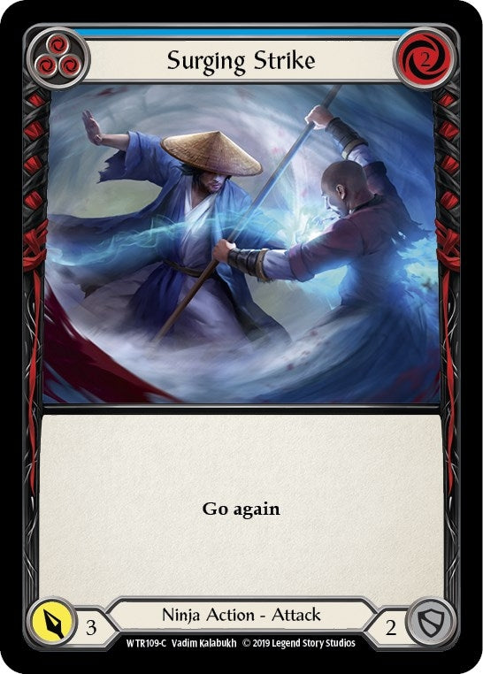 Image for Surging Strike (Blue) (WTR109) - Flesh and Blood TCG