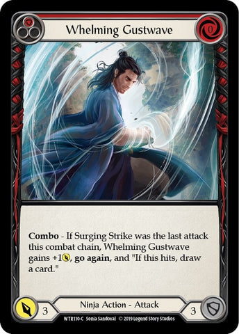 Image for Whelming Gustwave (Red) (WTR110) - Flesh and Blood TCG