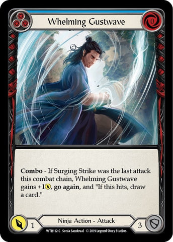 Image for Whelming Gustwave (Blue) (WTR112) - Flesh and Blood TCG