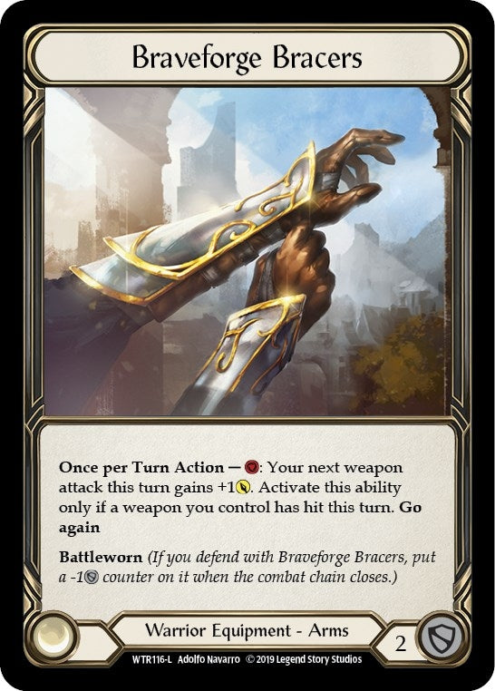 Image for Braveforge Bracers (WTR116) - Flesh and Blood TCG