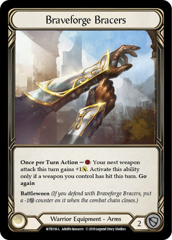 Image for Braveforge Bracers (WTR116) - Flesh and Blood TCG