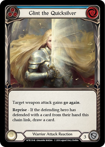 Image for Glint the Quicksilver (WTR118) - Flesh and Blood TCG