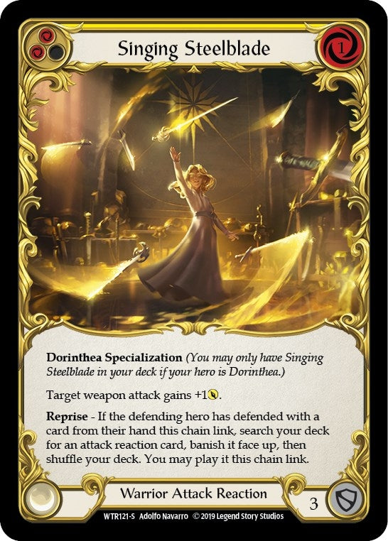 Image for Singing Steelblade (WTR121) - Flesh and Blood TCG