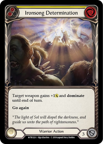 Image for Ironsong Determination (WTR122) - Flesh and Blood TCG