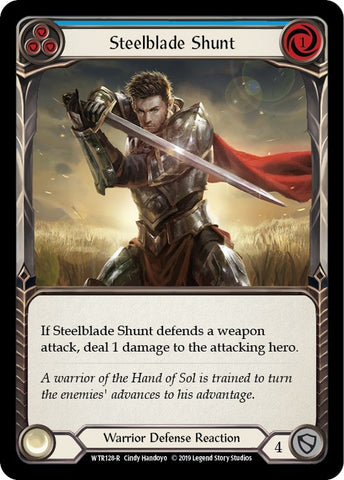 Image for Steelblade Shunt (Blue) (WTR128) - Flesh and Blood TCG