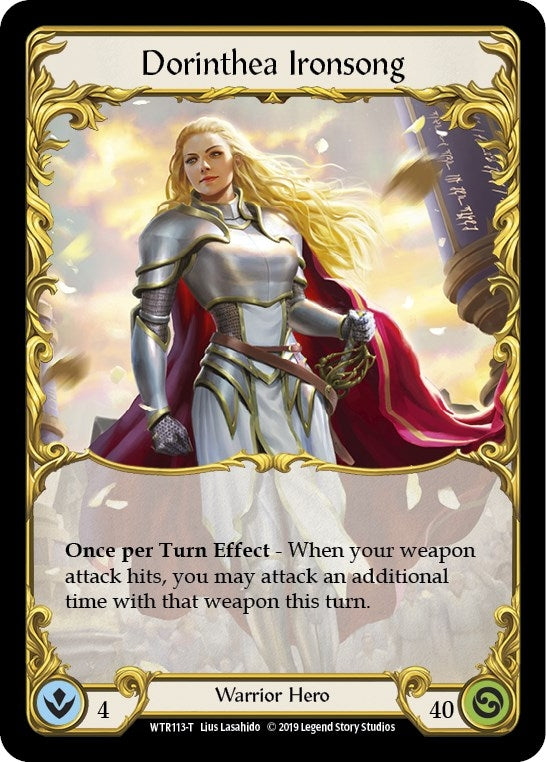 Image for Dorinthea Ironsong // Harmonized Kodachi (WTR113 // WTR078) - Flesh and Blood TCG