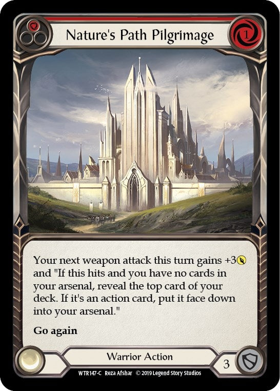 Image for Nature's Path Pilgrimage (Red) (WTR147) - Flesh and Blood TCG