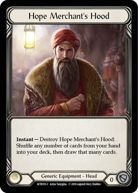 Image for Hope Merchant's Hood (WTR151) - Flesh and Blood TCG