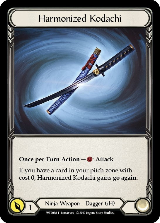 Image for Harmonized Kodachi // Quicken (WTR078 // WTR225) - Flesh and Blood TCG