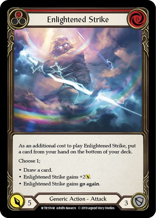 Image for Enlightened Strike (WTR159) - Flesh and Blood TCG
