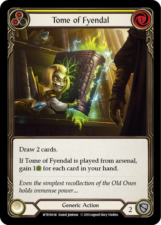 Image for Tome of Fyendal (WTR160) - Flesh and Blood TCG