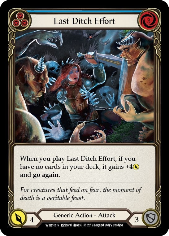 Image for Last Ditch Effort (WTR161) - Flesh and Blood TCG