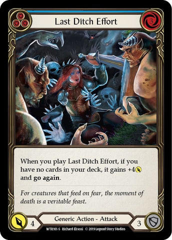 Image for Last Ditch Effort (WTR161) - Flesh and Blood TCG