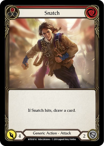 Image for Snatch (Red) (WTR167) - Flesh and Blood TCG