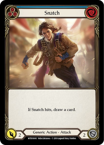 Image for Snatch (Blue) (WTR169) - Flesh and Blood TCG