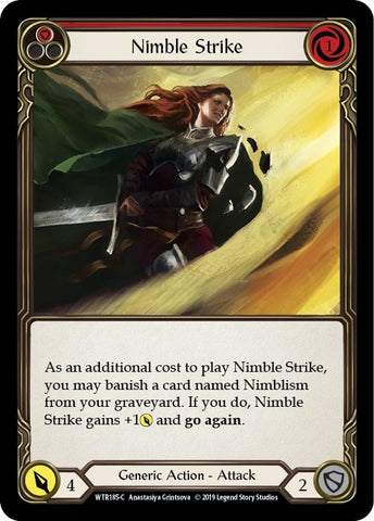 Image for Nimble Strike (Red) (WTR185) - Flesh and Blood TCG