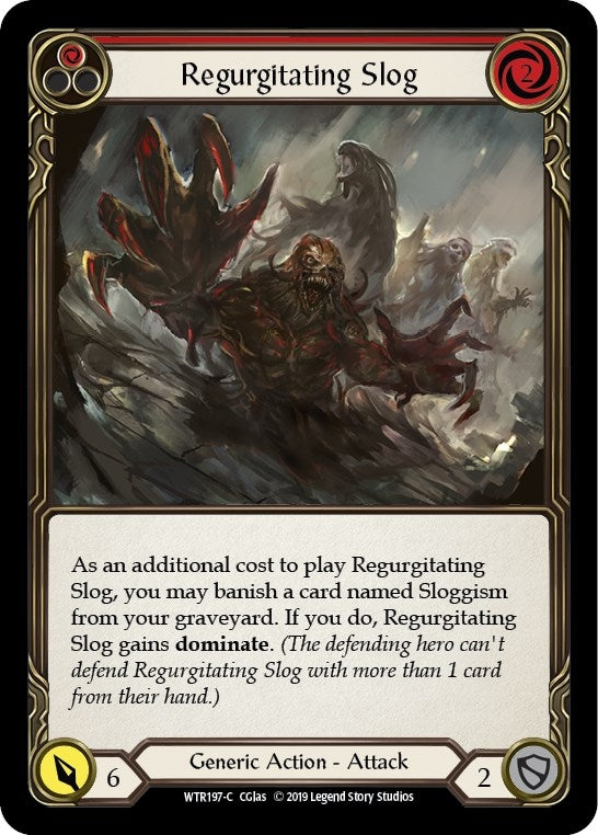 Image for Regurgitating Slog (Red) (WTR197) - Flesh and Blood TCG