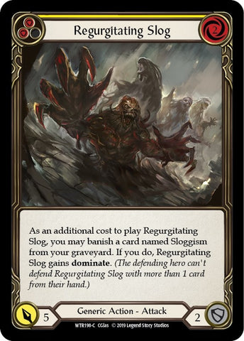 Image for Regurgitating Slog (Yellow) (WTR198) - Flesh and Blood TCG