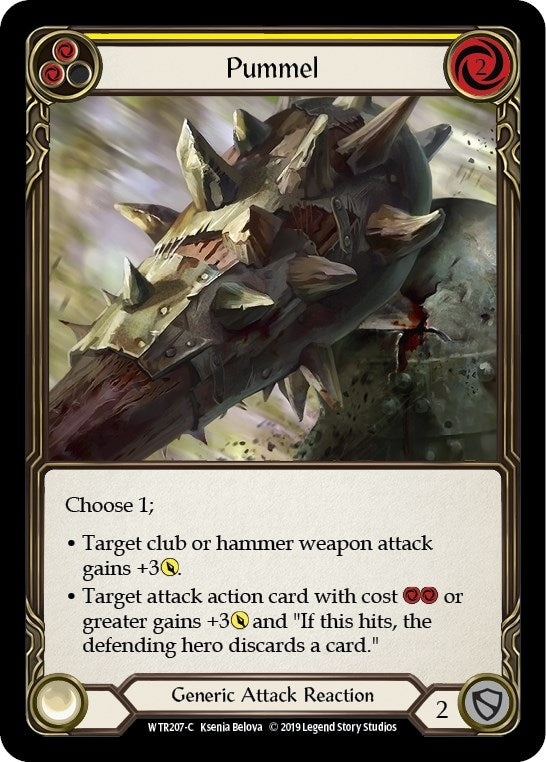 Image for Pummel (Yellow) (WTR207) - Flesh and Blood TCG