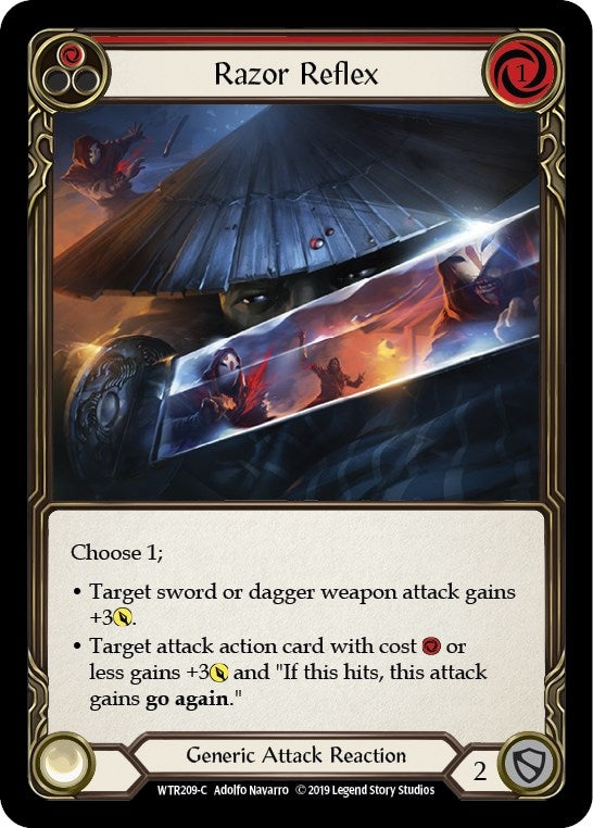 Image for Razor Reflex (Red) (WTR209) - Flesh and Blood TCG