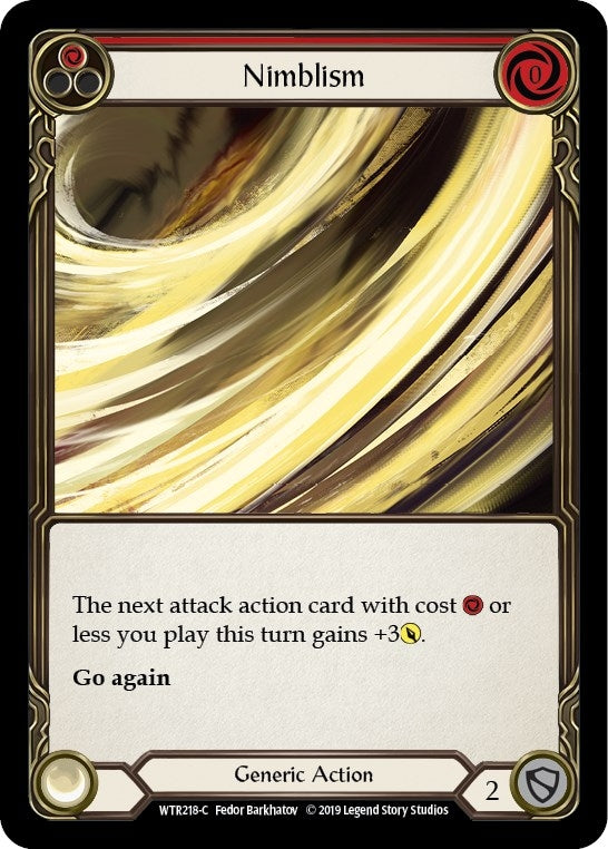 Image for Nimblism (Red) (WTR218) (Welcome to Rathe) - Flesh and Blood TCG