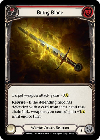 Biting Blade (Red) [TEA008-C] (Dorinthea Hero Deck) 1st Edition Normal