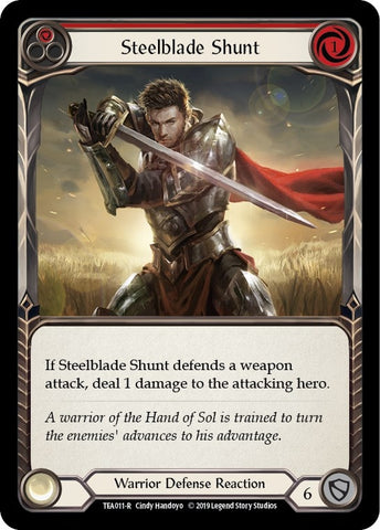 Steelblade Shunt (Red) [TEA011-R] (Dorinthea Hero Deck) 1st Edition Normal