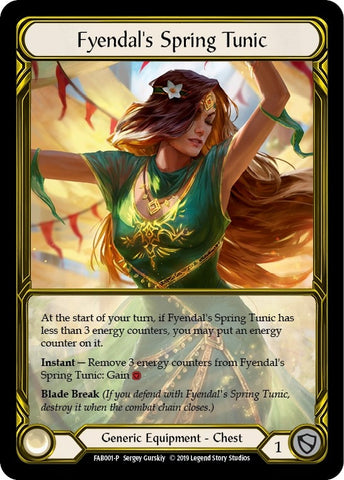 Fyendal's Spring Tunic [FAB001-P] (Promo) 1st Edition Cold Foil - Golden