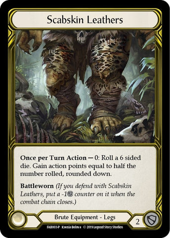 Scabskin Leathers [FAB003-P] (Promo) 1st Edition Cold Foil - Golden