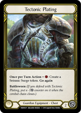 Tectonic Plating [FAB004-P] (Promo) 1st Edition Cold Foil - Golden